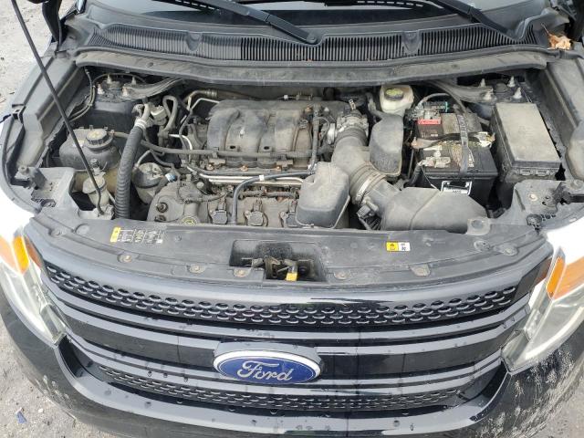 1FM5K8ARXEGB95952 - 2014 FORD EXPLORER POLICE INTERCEPTOR Schwarz Foto 12