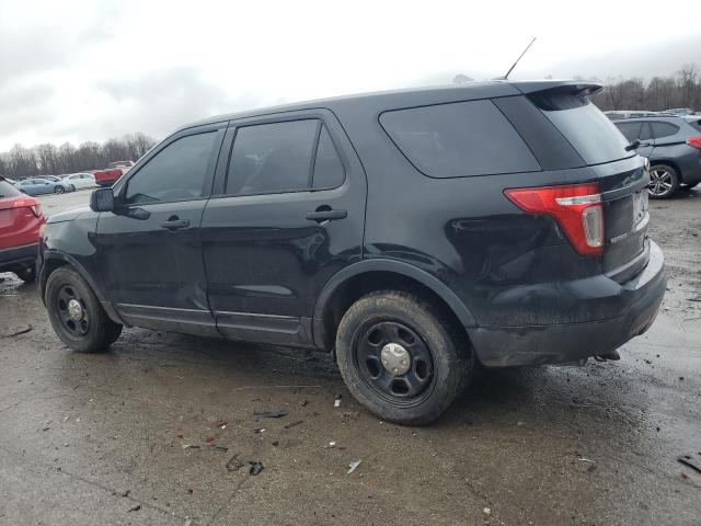 1FM5K8ARXEGB95952 - 2014 FORD EXPLORER POLICE INTERCEPTOR Schwarz Foto 2