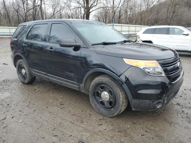 1FM5K8ARXEGB95952 - 2014 FORD EXPLORER POLICE INTERCEPTOR Schwarz Foto 4