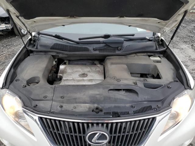 2T2BK1BA5AC050958 - 2010 LEXUS RX 350 WHITE photo 12