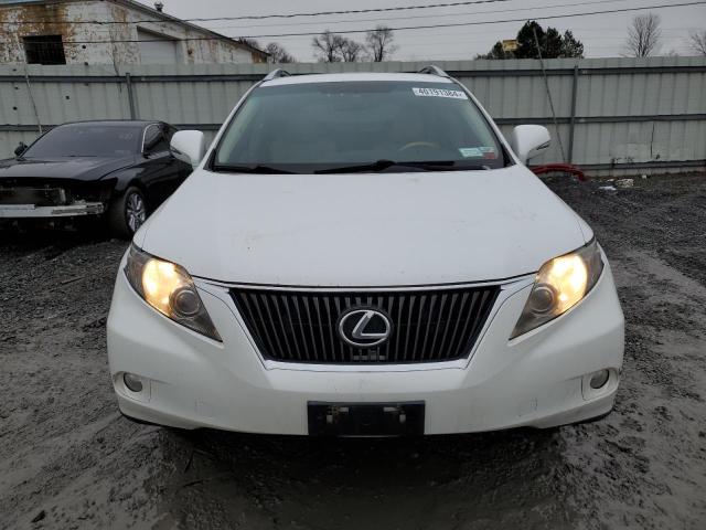 2T2BK1BA5AC050958 - 2010 LEXUS RX 350 WHITE photo 5