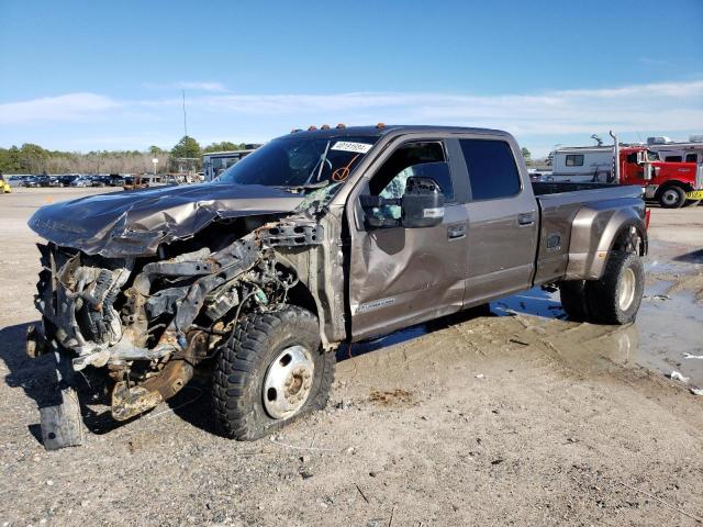 1FT8W3DT6KED25765 - 2019 FORD F350 SUPER DUTY BROWN photo 1