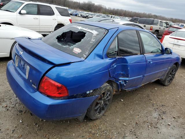 3N1CB51DX6L463896 - 2006 NISSAN SENTRA 1.8 BLUE photo 3