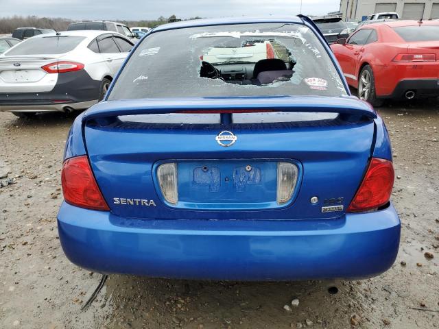 3N1CB51DX6L463896 - 2006 NISSAN SENTRA 1.8 BLUE photo 6