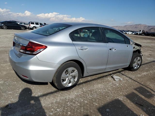 19XFB2F57DE041449 - 2013 HONDA CIVIC LX SILVER photo 3