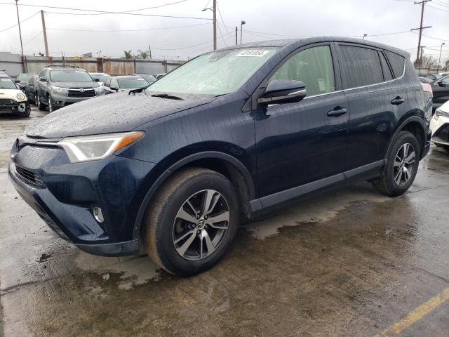 JTMWFREV1HD106589 - 2017 TOYOTA RAV4 XLE BLUE photo 1