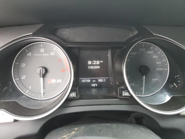 WAUVVAFR9BA083408 - 2011 AUDI S5 PRESTIGE BLACK photo 9