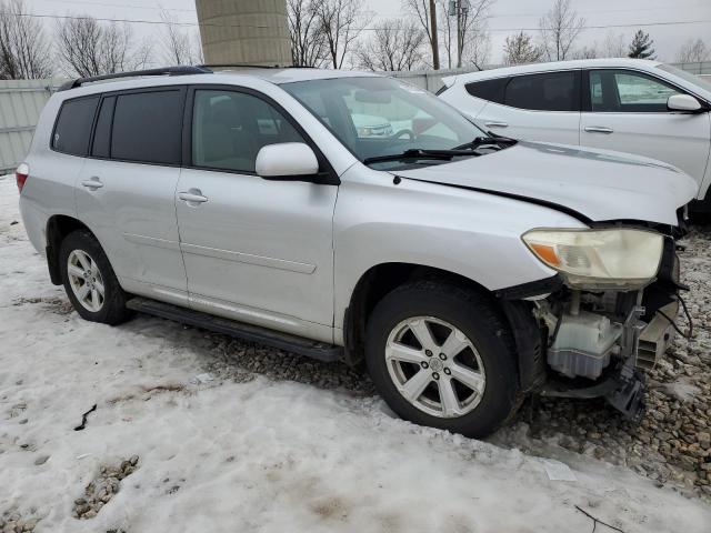 JTEES41A692110210 - 2009 TOYOTA HIGHLANDER SILVER photo 4