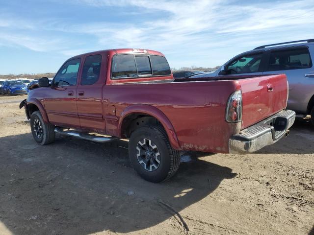 5TBRT34172S302543 - 2002 TOYOTA TUNDRA ACCESS CAB წითელი ფოტო 2