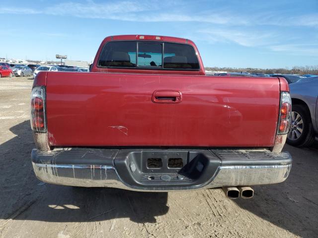 5TBRT34172S302543 - 2002 TOYOTA TUNDRA ACCESS CAB წითელი ფოტო 6