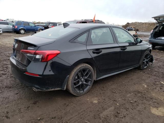 2HGFE2F51NH609077 - 2022 HONDA CIVIC SPORT 黑色 照片 3