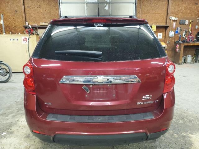 2GNFLEEKXC6237350 - 2012 CHEVROLET EQUINOX LT MAROON photo 6