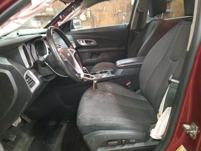 2GNFLEEKXC6237350 - 2012 CHEVROLET EQUINOX LT MAROON photo 7