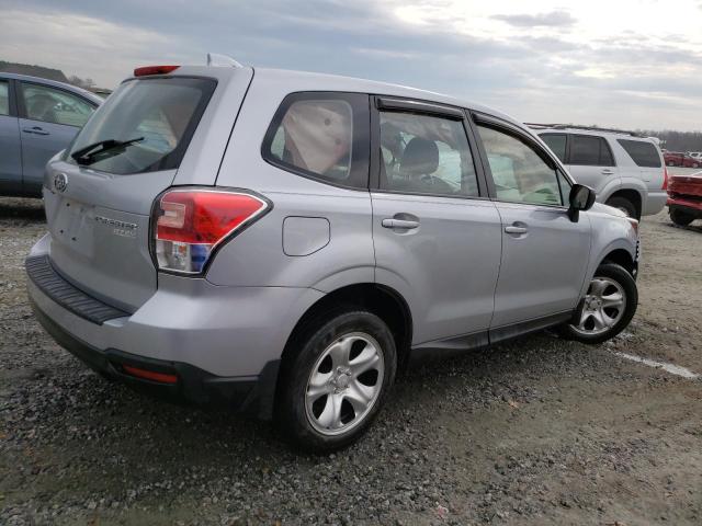 JF2SJAAC4HH596037 - 2017 SUBARU FORESTER 2.5I SILVER photo 3