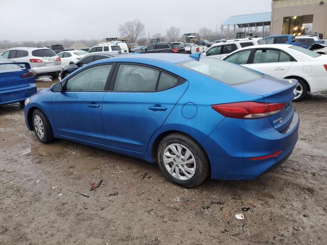 5NPD74LF1HH211758 - 2017 HYUNDAI ELANTRA SE BLUE photo 2