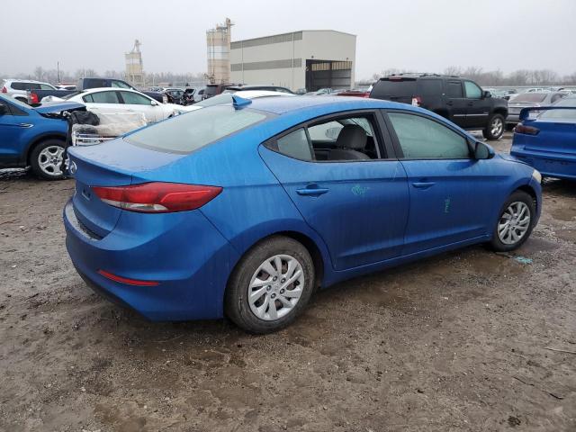 5NPD74LF1HH211758 - 2017 HYUNDAI ELANTRA SE BLUE photo 3