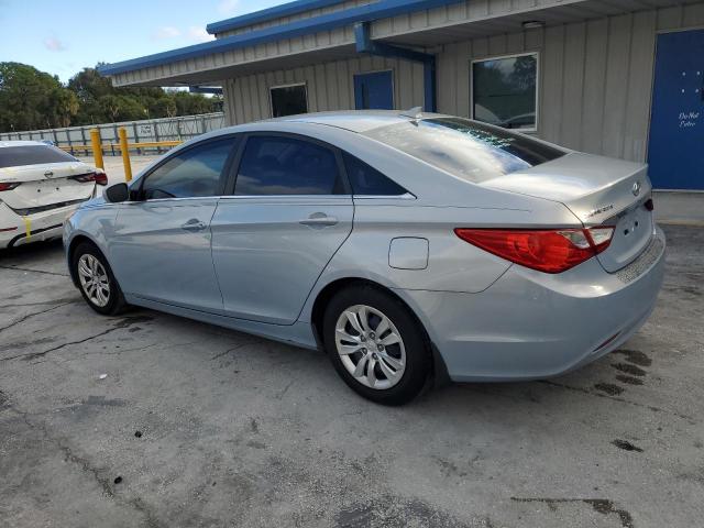 5NPEB4ACXDH504905 - 2013 HYUNDAI SONATA GLS BLUE photo 2