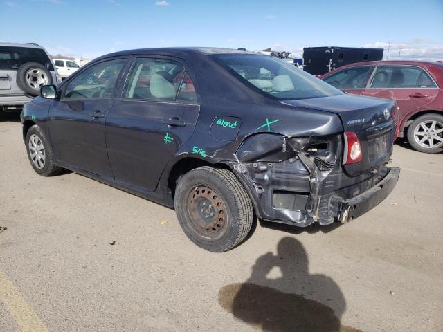 2T1BU40E79C175591 - 2009 TOYOTA COROLLA BASE GRAY photo 2