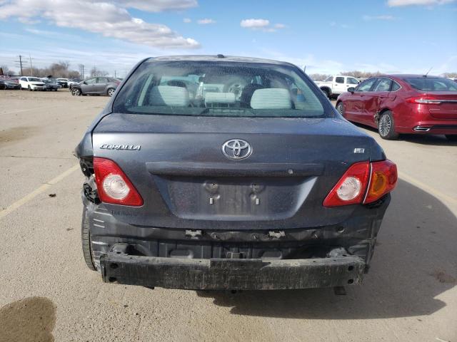 2T1BU40E79C175591 - 2009 TOYOTA COROLLA BASE GRAY photo 6