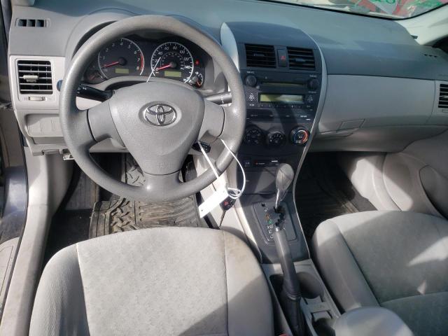 2T1BU40E79C175591 - 2009 TOYOTA COROLLA BASE GRAY photo 8