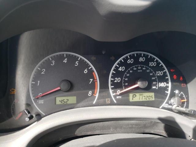 2T1BU40E79C175591 - 2009 TOYOTA COROLLA BASE GRAY photo 9