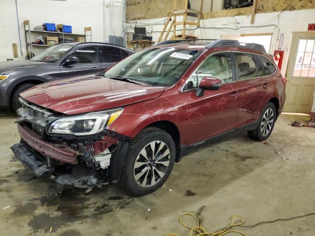 4S4BSENCXH3318510 - 2017 SUBARU OUTBACK 3.6R LIMITED MAROON photo 1