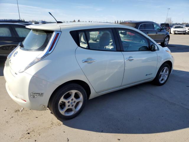 JN1AZ0CP2BT000718 - 2011 NISSAN LEAF SV WHITE photo 3