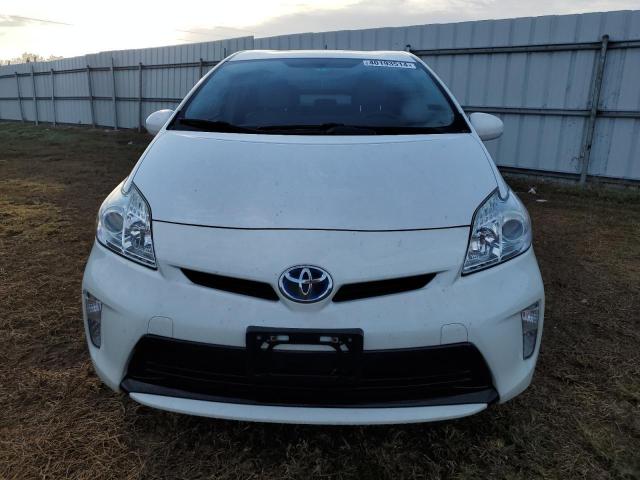 JTDKN3DU0F1890253 - 2015 TOYOTA PRIUS WHITE photo 5