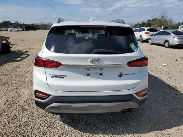 5NMS5CAA9KH052927 - 2019 HYUNDAI SANTA FE LIMITED WHITE photo 6