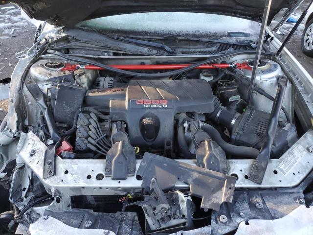 2G2WR524141365444 - 2004 PONTIAC GRAND PRIX GTP SILVER photo 11