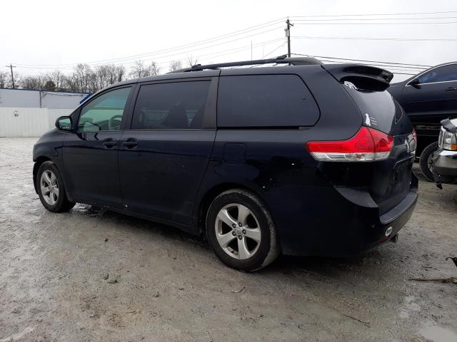 5TDKK3DC0BS153504 - 2011 TOYOTA SIENNA LE BLACK photo 2