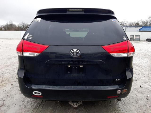 5TDKK3DC0BS153504 - 2011 TOYOTA SIENNA LE BLACK photo 6