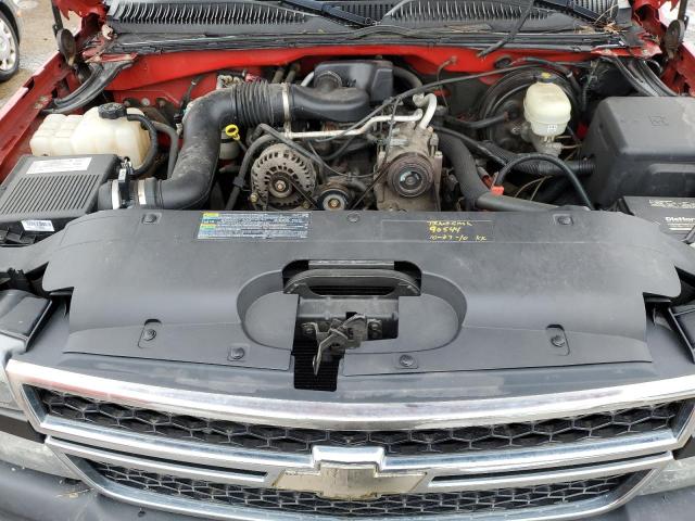 1GCEC14X07Z182380 - 2007 CHEVROLET SILVERADO C1500 CLASSIC RED photo 11