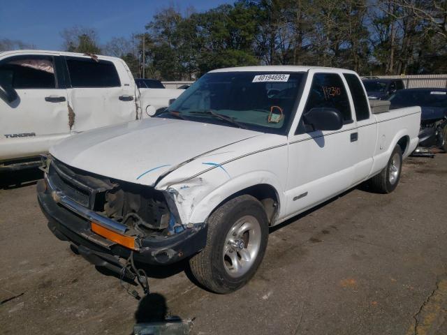 1GCCS19W928154053 - 2002 CHEVROLET S TRUCK S10 WHITE photo 1