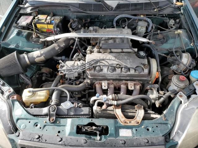 1HGEJ8248XL084340 - 1999 HONDA CIVIC EX GREEN photo 11