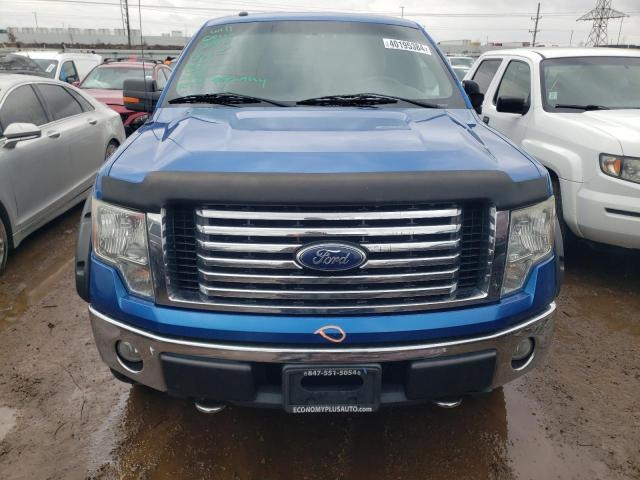 1FTFX1EV7AFD68545 - 2010 FORD F150 SUPER CAB BLUE photo 5