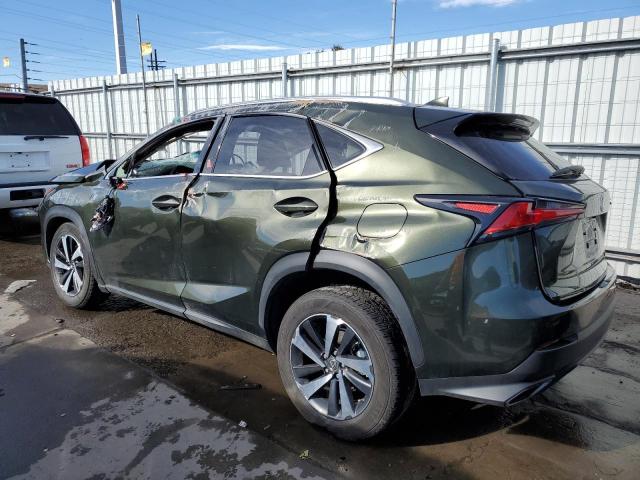 JTJGARDZ3M2257007 - 2021 LEXUS NX 300 BASE მწვანე ფოტო 2