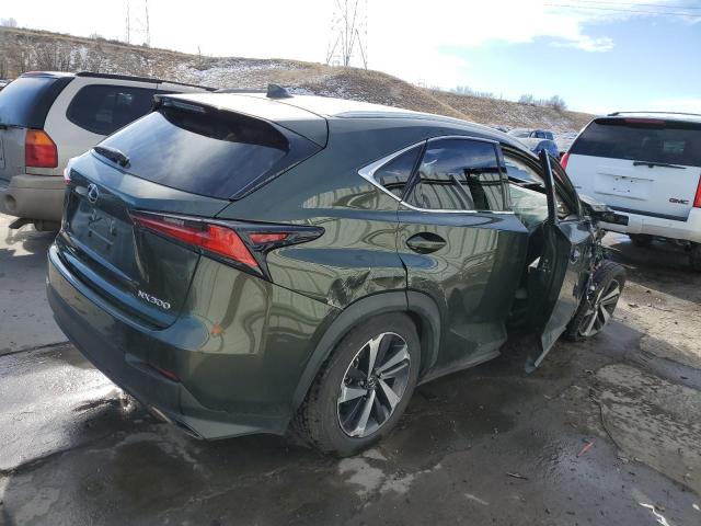 JTJGARDZ3M2257007 - 2021 LEXUS NX 300 BASE მწვანე ფოტო 3