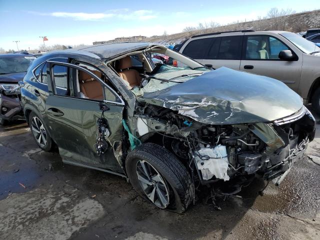 JTJGARDZ3M2257007 - 2021 LEXUS NX 300 BASE მწვანე ფოტო 4