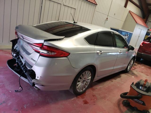 3FA6P0LU3HR236325 - 2017 FORD FUSION SE HYBRID SILVER photo 3