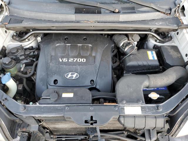 KM8JM72D17U596333 - 2007 HYUNDAI TUCSON GL SILVER photo 11