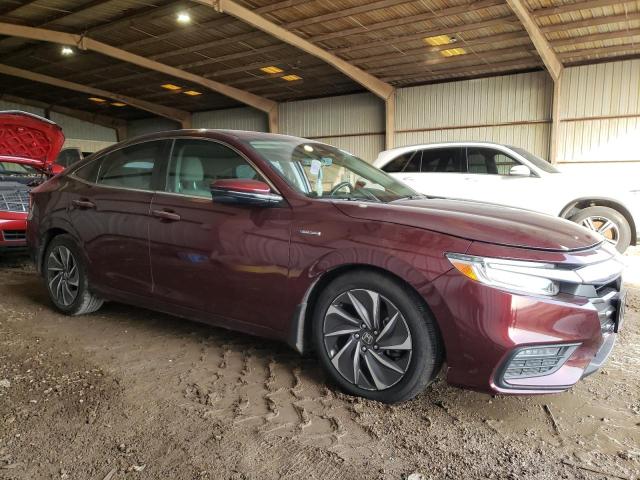 19XZE4F98KE010419 - 2019 HONDA INSIGHT TOURING MAROON photo 4