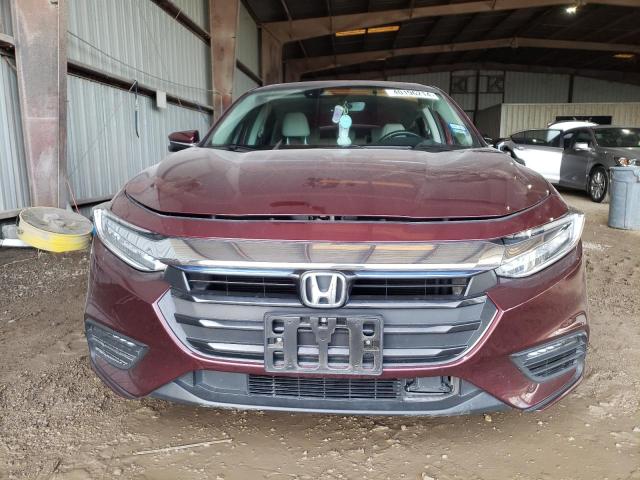 19XZE4F98KE010419 - 2019 HONDA INSIGHT TOURING MAROON photo 5