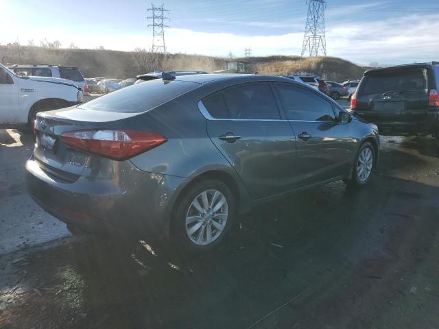 KNAFX4A83E5091452 - 2014 KIA FORTE EX GRAY photo 3