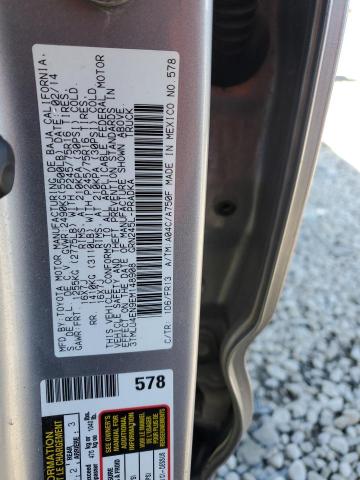 3TMLU4EN9EM148908 - 2014 TOYOTA TACOMA DOUBLE CAB 银色 照片 12