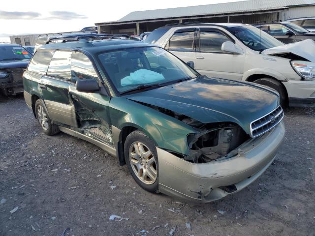 4S3BH675627635675 - 2002 SUBARU LEGACY OUTBACK AWP 绿色 照片 4