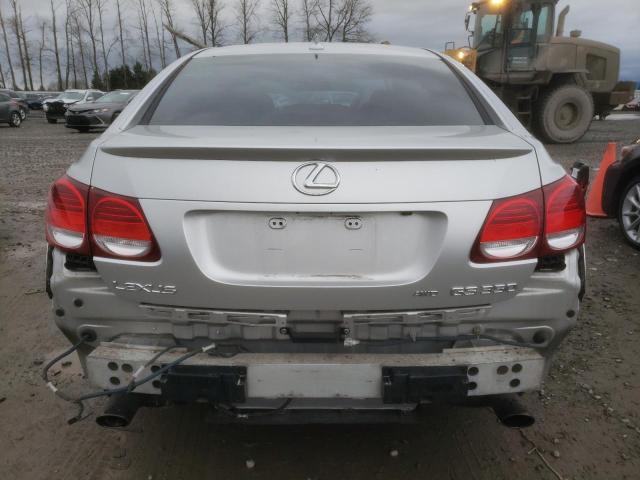 JTHCE96S380014836 - 2008 LEXUS GS 350 SILVER photo 6