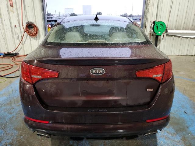 KNAGM4A71B5133701 - 2011 KIA OPTIMA LX MAROON photo 6