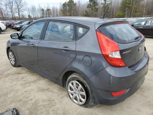 KMHCT5AE5DU072799 - 2013 HYUNDAI ACCENT GLS GRAY photo 2