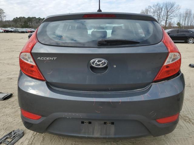 KMHCT5AE5DU072799 - 2013 HYUNDAI ACCENT GLS GRAY photo 6